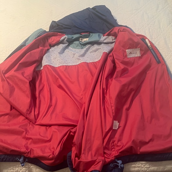 Peter Millar Men's Patriot Seaside Golf Windbreaker Jacket Mens XL Navy Blue - Picture 6 of 11